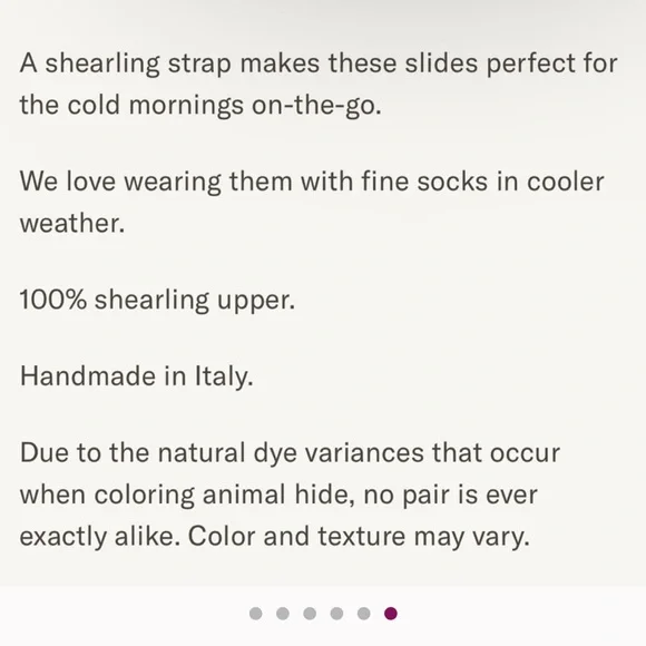 Jenni Kayne Shearling Slides Sandals 8 - Picture 7 of 8